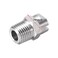 uxcell Flat Fan Spray Tip 14BSPT Male Thread 304 Stainless Steel Nozzle 65 Degree 14mm Orifice Diameter 2 Pcs