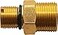 SIMPSON Simpson Cleaning 7106686 Outlet Connector for Gas Powered Pressure Washer Pumps Gold