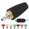 PWACCS Pressure Washer Nozzle Tips Full Set 3600 PSI Rotating Turbo Nozzle for Power Washer 30 GPM 7 Spray Tips Kit with Holder Multiple Degrees 14 Quick Connect