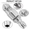 XYQMLY 1 Set Stainless Steel Pressure Washer Sewer Jetter Nozzle 14 Quick Connector High Pressure Drain Jetter Hose Nozzle Mini Compact Durable Sewer Jet Nozzle 5000 PSI