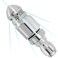 XYQMLY 1 Set Stainless Steel Pressure Washer Sewer Jetter Nozzle 14 Quick Connector High Pressure Drain Jetter Hose Nozzle Mini Compact Durable Sewer Jet Nozzle 5000 PSI