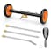 MYPIN 2in1 16 Undercarriage Pressure Washer Water Broom 4000PSI Under Car Pressure Washer Attachment with 3 Pieces Extension Wand Hub Brusher Surface Cleaner without Bottle Replaceable Nozzle