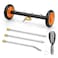MYPIN 2in1 16 Undercarriage Pressure Washer Water Broom 4000PSI Under Car Pressure Washer Attachment with 3 Pieces Extension Wand Hub Brusher Surface Cleaner without Bottle Replaceable Nozzle