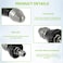 EPLZON 5000 PSI Stainless Steel 1 Front Jet and 6 Rear Jets Sewer Sewer Cleaning Tool HighPressure Nozzle with 14 Quick Connector for Pressure Jet Drain Cleaners1 pcs