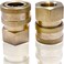 ESSENTIAL WASHER Brass Quick Connect Female NPT Pressure Washer Couplers 4200 PSI Set Of 2