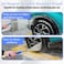 EZALOR Pressure Washer Extension Wand 17 Inch Stainless Steel Pressure Washer Wand with Slip Resistant Plastic Protective Cover 14 Quick Connect 2 Pack