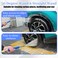 EZALOR Pressure Washer Extension Wand 17 Inch Stainless Steel Pressure Washer Wand with Slip Resistant Plastic Protective Cover 14 Quick Connect 2 Pack