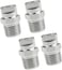 Marsrut Flat Fan High Pressure Washer Spray Tip 14BSPT Male Thread 304 Stainless Steel Nozzle 65 Degree 2mm Orifice Diameter Easy to Install 4 Pieces