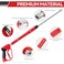 AURORA CAR High Pressure Washer Gun 5000 PSI Power Washer Gun with Replacement Wand Extension 5 Nozzle Tips 14Quick Connect Plug and M2214mm M2215mm Fitting 40 Inch