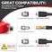 AURORA CAR High Pressure Washer Gun 5000 PSI Power Washer Gun with Replacement Wand Extension 5 Nozzle Tips 14Quick Connect Plug and M2214mm M2215mm Fitting 40 Inch