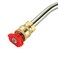 Larcele Pressure Washer Spray Nozzle Tip Set Replacement Sprayer Nozzle Tips for Pressure Washers Accessories14 Quick Connect 4500 PSI 5 Pack Red 0 Degree QXJPZ01