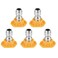 Larcele Pressure Washer Spray Nozzle Tip Set Replacement Sprayer Nozzle Tips for Pressure Washers Accessories14 Quick Connect 4500 PSI 5 Pack Yellow 15 Degree QXJPZ01
