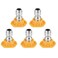 Larcele Pressure Washer Spray Nozzle Tip Set Replacement Sprayer Nozzle Tips for Pressure Washers Accessories14 Quick Connect 4500 PSI 5 Pack Yellow 15 Degree QXJPZ01