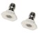 Lheng 2Pcs 40 Degree White Color Pressure Washer Accessories Kit Spray Nozzle Tips Quick Connecting Pivoting Coupler 14 inch