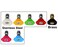 Lheng 2Pcs 40 Degree White Color Pressure Washer Accessories Kit Spray Nozzle Tips Quick Connecting Pivoting Coupler 14 inch