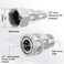 Axfvd Pressure Washer Quick Connect Kit M22 Swivel to 38 Quick Connect M2215mm Male Thread Quick Connector