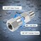 Lemfema Pressure Washer Swivel 38 Inch NPT Male Thread Fitting Stainless Steel 360 Degree Anti Twist Swivel Fitting 2pcs