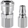 NACX SF20 PF20 Air Tool Pressure Washer Female High Flow Coupler Plug G14 Quick Connect Fitting 2Set
