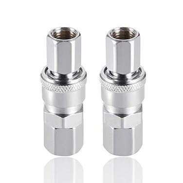 NACX SF20 PF20 Air Tool Pressure Washer Female High Flow Coupler Plug G14 Quick Connect Fitting 2Set