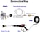 Tool Daily Pressure Washer Siphon Hose and Filter for Soap and Chemical Injector 10 Feet Tubing 2 Filters