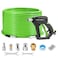 Tool Daily Sewer Jetter Kit for Pressure Washer 100 FT Short Power Washer Gun Drain Cleaner Hose 14 Inch NPT Corner Rotating and Button Nose Sewer Jetting Nozzle 3600 PSI
