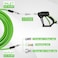 Tool Daily Sewer Jetter Kit for Pressure Washer 100 FT Short Power Washer Gun Drain Cleaner Hose 14 Inch NPT Corner Rotating and Button Nose Sewer Jetting Nozzle 3600 PSI
