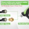 Tool Daily Sewer Jetter Kit for Pressure Washer 100 FT Short Power Washer Gun Drain Cleaner Hose 14 Inch NPT Corner Rotating and Button Nose Sewer Jetting Nozzle 3600 PSI