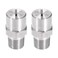 uxcell Flat Fan Spray Tip 18BSPT Male Thread 304 Stainless Steel Nozzle 65 Degree 14mm Orifice Diameter 2 Pcs