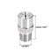 uxcell Flat Fan Spray Tip 18BSPT Male Thread 304 Stainless Steel Nozzle 65 Degree 14mm Orifice Diameter 2 Pcs