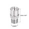 uxcell Flat Fan Spray Tip 18BSPT Male Thread 304 Stainless Steel Nozzle 65 Degree 14mm Orifice Diameter 2 Pcs