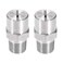 uxcell Flat Fan Spray Tip 18BSPT Male Thread 304 Stainless Steel Nozzle 65 Degree 14mm Orifice Diameter 2 Pcs
