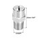 uxcell Flat Fan Spray Tip 18BSPT Male Thread 304 Stainless Steel Nozzle 65 Degree 24mm Orifice Diameter 2 Pcs