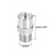 uxcell Flat Fan Spray Tip 18BSPT Male Thread 304 Stainless Steel Nozzle 65 Degree 2mm Orifice Diameter 2 Pcs