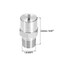 uxcell Flat Fan Spray Tip 18BSPT Male Thread 304 Stainless Steel Nozzle 65 Degree 2mm Orifice Diameter 2 Pcs