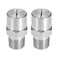 uxcell Flat Fan Spray Tip 18BSPT Male Thread 304 Stainless Steel Nozzle 95 Degree 11mm Orifice Diameter 2 Pcs