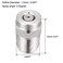 uxcell Pressure Washer Nozzle 14NPT Thread Spray Tip 2 Pcs 0 Degree 12mm Orifice Diameter