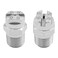 VIKKSAER Flat Fan Spray Nozzle Tips 14BSPT Male Thread 65 Degree Nozzle w 14mm Orifice 304 Stainless Steel Fan Spray Nozzle 2PCs 65 Degree 14mm Orifice