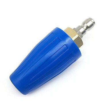 YOKING Turbo Nozzle Pressure Washer Accessories 360 Rotating Spray 5000 Psi 61 GPM 14 Inch Quick Connect Washer Attachment For Cleaning Brick Concrete And Vinyl SurfacesCeramic Orifice 55
