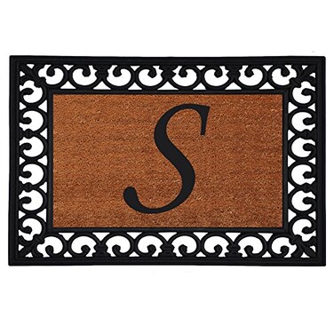 Calloway Mills 180041925S Monogram Insert Doormat 19 x 25 Letter S