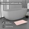 JUERLEN 2 Pack Diatomaceous Earth Shower Mat Stone Bath Mat Nonslip Super Absorbent FastDrying Hard Bath Mat for Bathroom Shower Floor 2362 x 1535 inch Pink