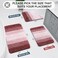 Arotive Microfiber Bathroom Rugs Shaggy Soft and Absorbent Bath Rug NonSlip Thick Plush Machine Washable Dry Bath Mats for Bathroom Tub and Shower 24x16 Burgundy Rectangular