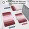 Arotive Microfiber Bathroom Rugs Shaggy Soft and Absorbent Bath Rug NonSlip Thick Plush Machine Washable Dry Bath Mats for Bathroom Tub and Shower 24x16 Burgundy Rectangular