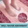 Arotive Microfiber Bathroom Rugs Shaggy Soft and Absorbent Bath Rug NonSlip Thick Plush Machine Washable Dry Bath Mats for Bathroom Tub and Shower 24x16 Burgundy Rectangular