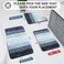 Arotive Microfiber Bathroom Rugs Shaggy Soft and Absorbent Bath Rug NonSlip Thick Plush Machine Washable Dry Bath Mats for Bathroom Tub and Shower 24x16 Dark Blue Rectangular