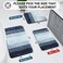 Arotive Microfiber Bathroom Rugs Shaggy Soft and Absorbent Bath Rug NonSlip Thick Plush Machine Washable Dry Bath Mats for Bathroom Tub and Shower 24x16 Dark Blue Rectangular
