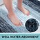 Arotive Microfiber Bathroom Rugs Shaggy Soft and Absorbent Bath Rug NonSlip Thick Plush Machine Washable Dry Bath Mats for Bathroom Tub and Shower 24x16 Dark Blue Rectangular