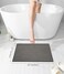 chakme Bathroom Rugs Mat 24x17 Ultra Thin Non Slip Bath Mat Small Quick Dry Absorbent Bath Mat for Bathroom Floor Grey 24x17