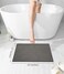 chakme Bathroom Rugs Mat 24x17 Ultra Thin Non Slip Bath Mat Small Quick Dry Absorbent Bath Mat for Bathroom Floor Grey 24x17