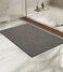 chakme Bathroom Rugs Mat 24x17 Ultra Thin Non Slip Bath Mat Small Quick Dry Absorbent Bath Mat for Bathroom Floor Grey 24x17