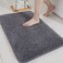 COSY HOMEER Bath Rugs for Bathroom Extra Thick AntiSlip Bath Mats Soft Plush Yarn Shaggy 100 Strong Mirco Polyeste Mat Living Room Bedroom Mat Floor Water AbsorbentDark Grey20x32 Inches